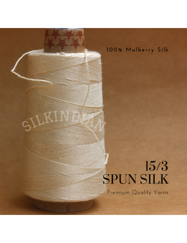 15/3 Spun Silk Yarn