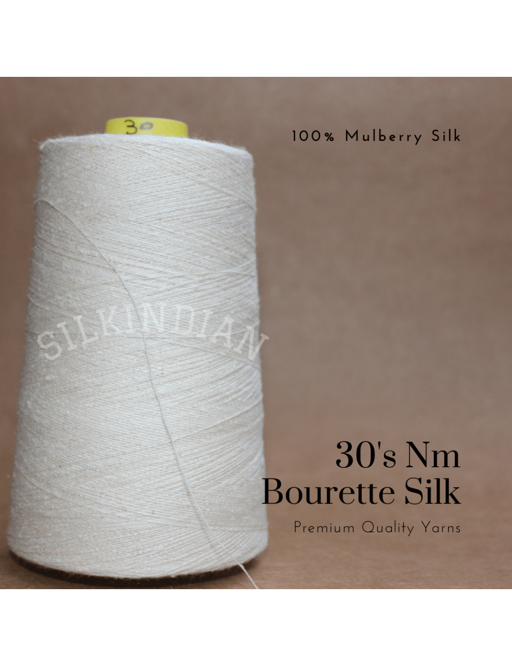 30's Nm Bourette Silk Yarn