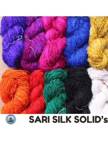 Sari Silk Yarn : Solid Colors