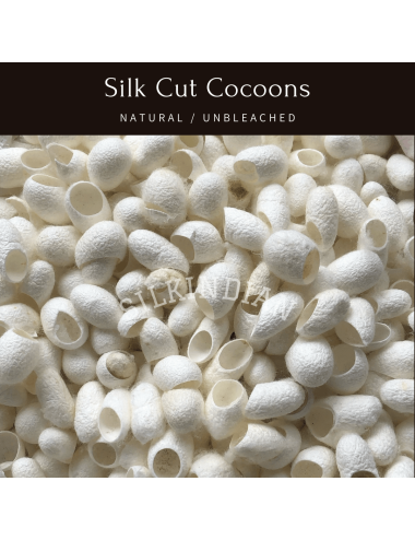 Silk Cut Cocoons - Natural