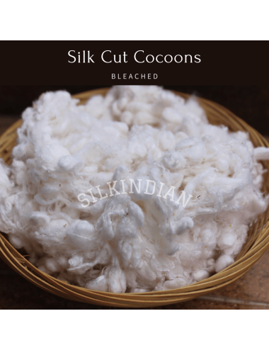 Silk Cut Cocoons - Bleached