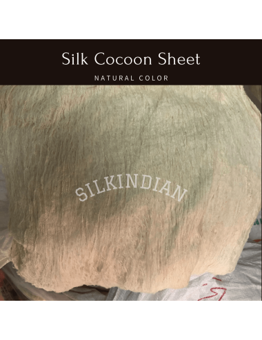 Silk Cocoon Sheet - Natural