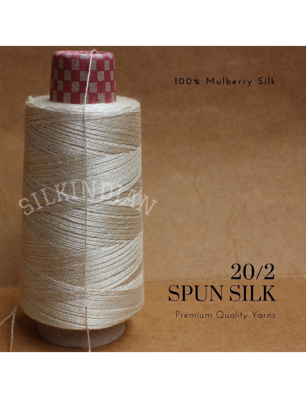 20/2 Spun Silk Yarn.